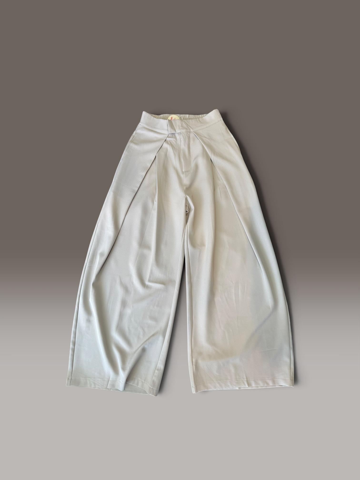Pantalón barrel pinza