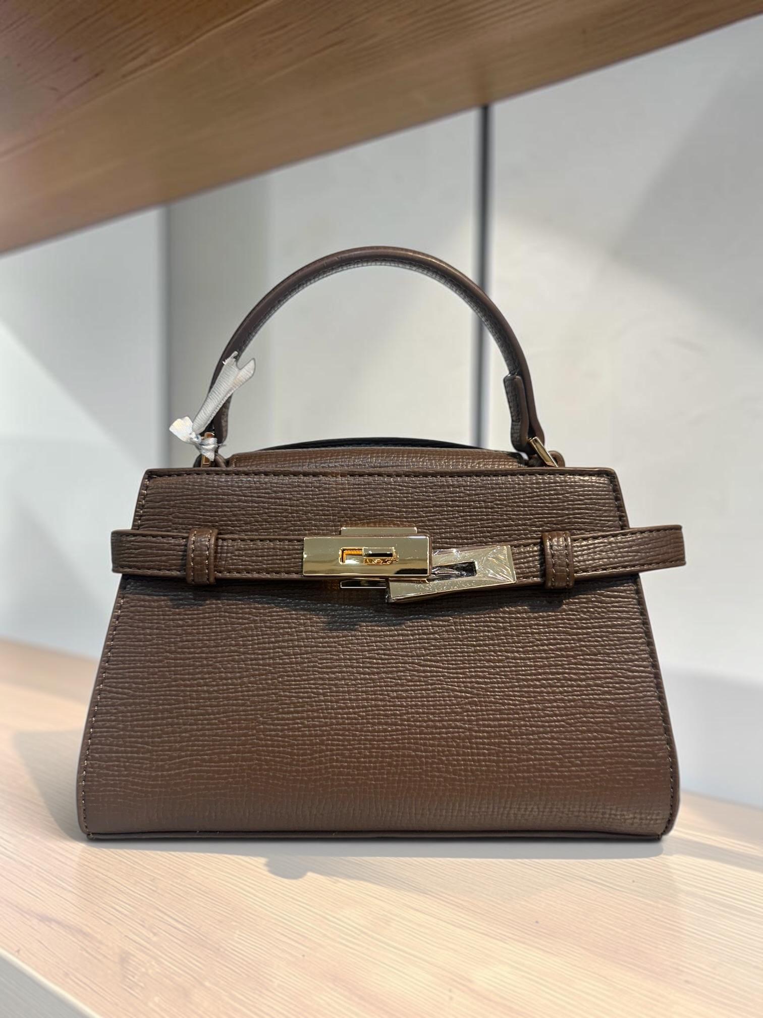 Bolso mini bag marron