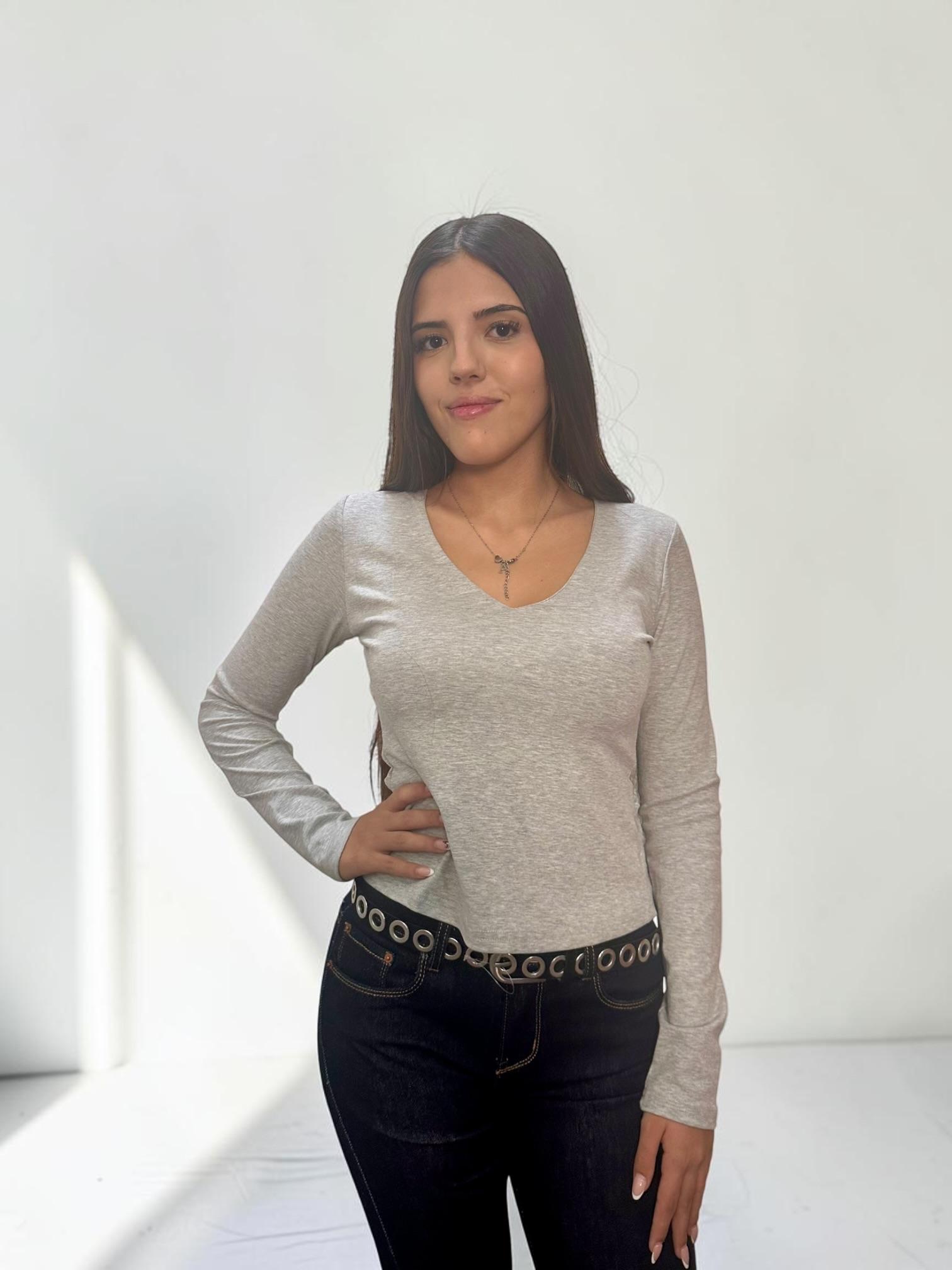 Camiseta básica pico