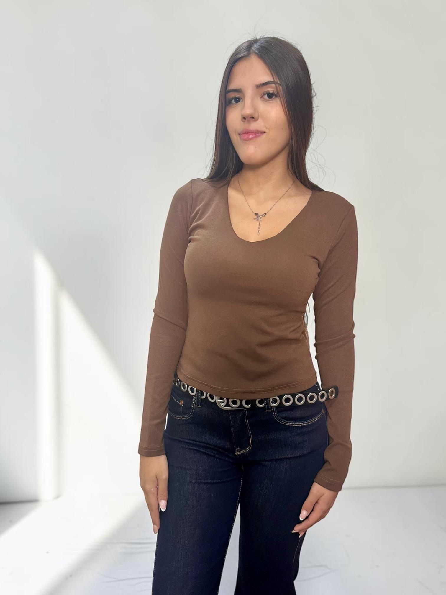 Camiseta básica pico