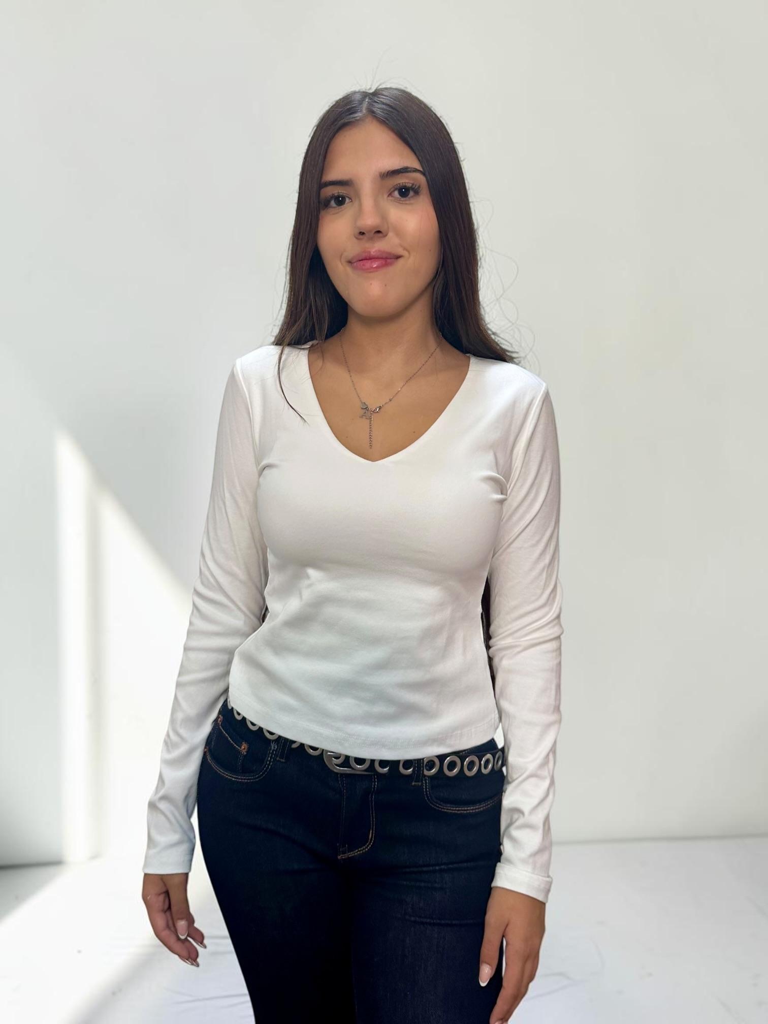 Camiseta básica pico
