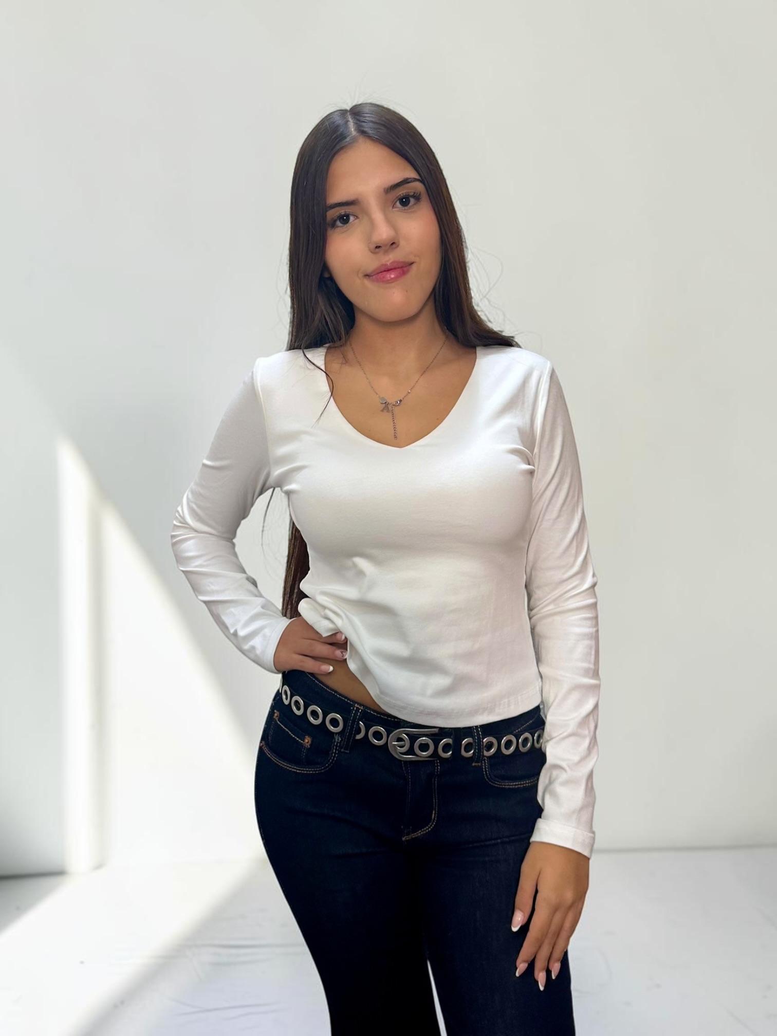 Camiseta básica pico