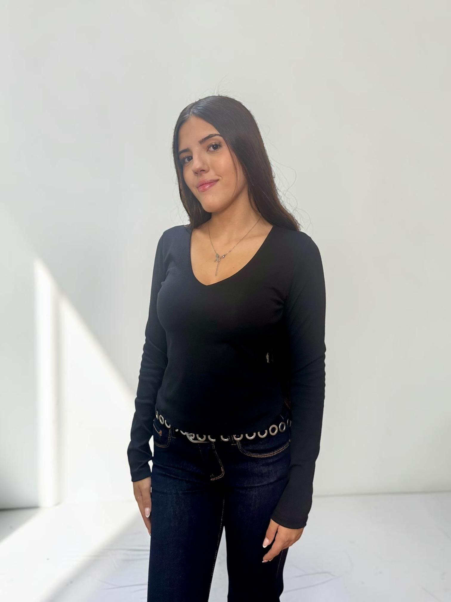 Camiseta básica pico