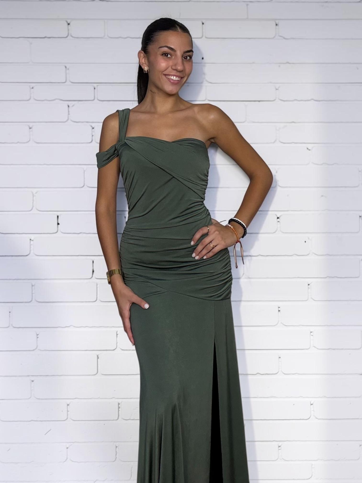 VESTIDO LARGO INVITADA ABIERTO
