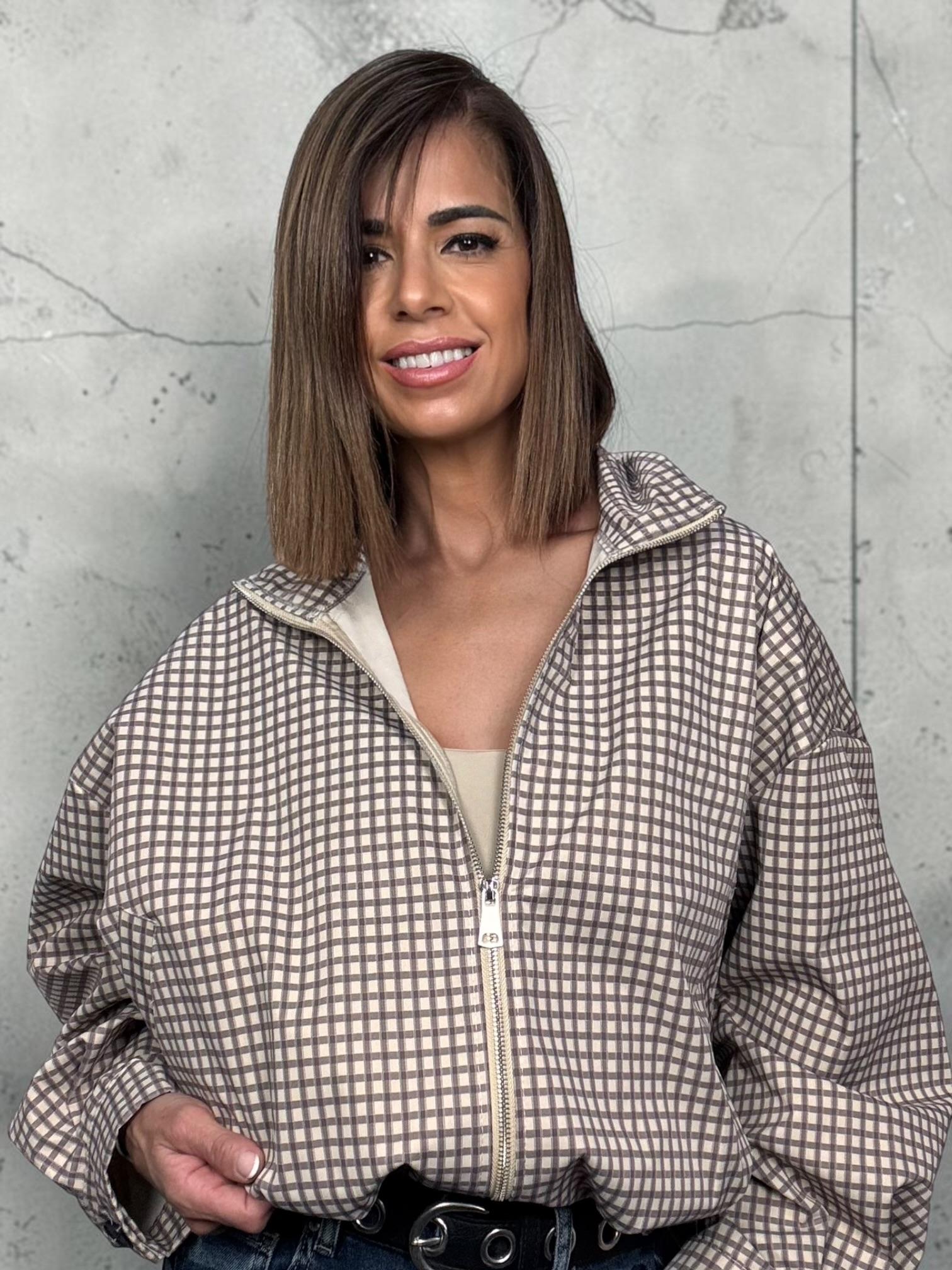 CHAQUETA BALLON CUADROS