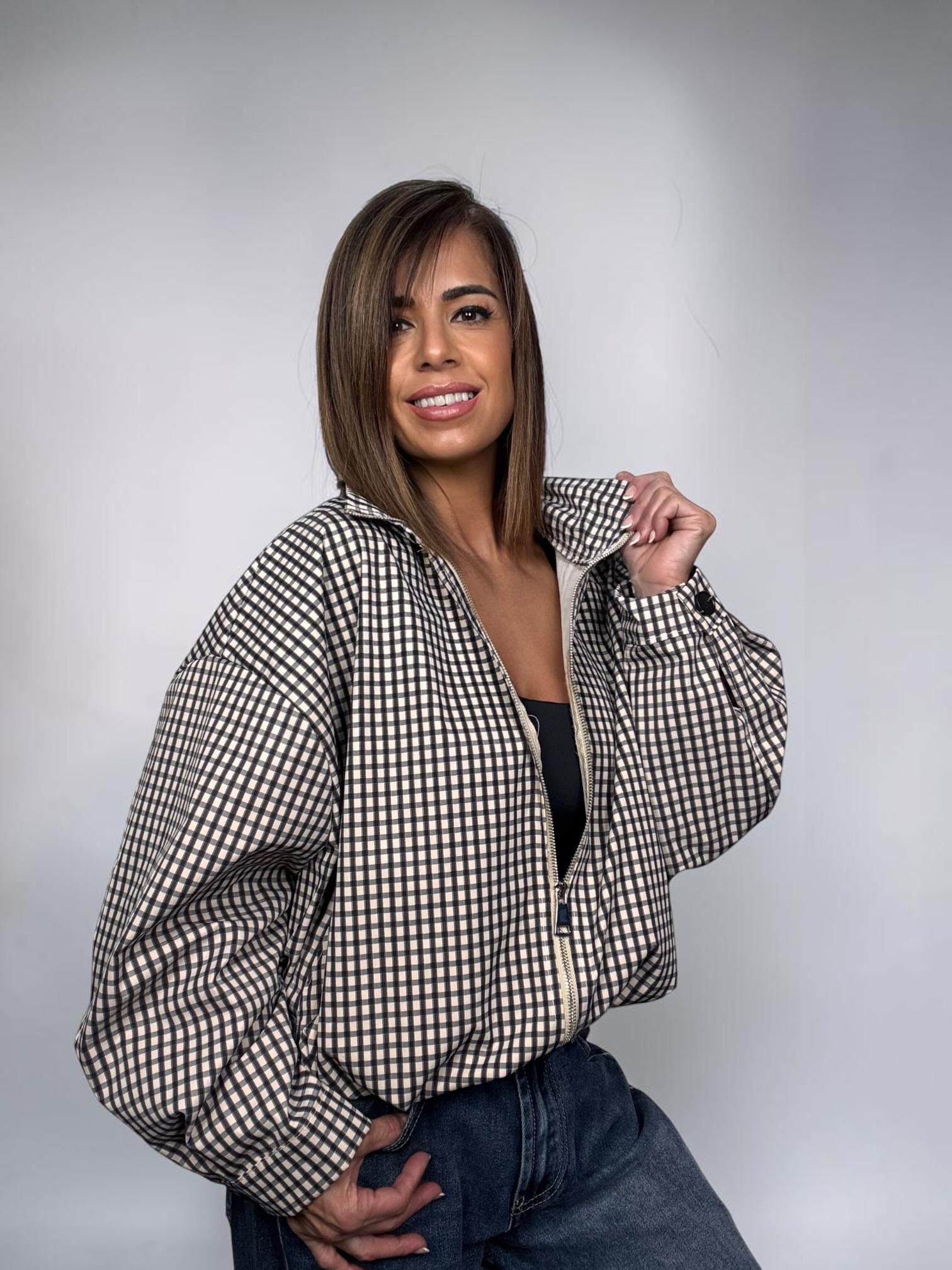 CHAQUETA BALLON CUADROS