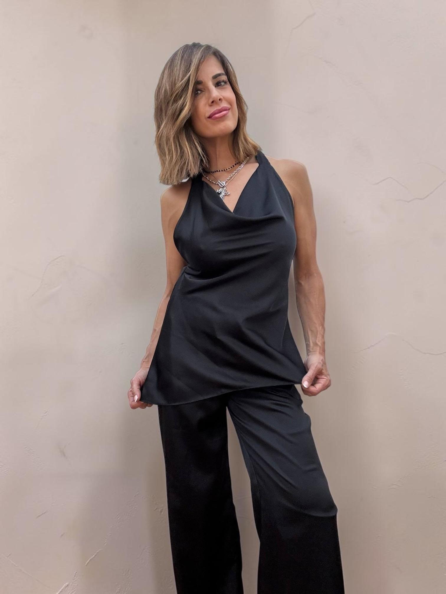 SET DE TOP Y PANTALÓN LARGO LISO